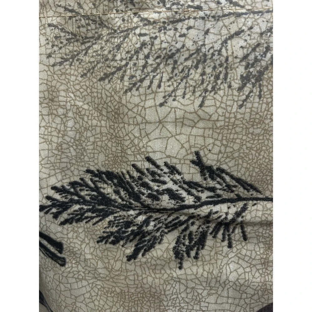 Vintage Springs Brand Leaves fall nature Flat Sheet Full Size‎ Plus Pillow Sham